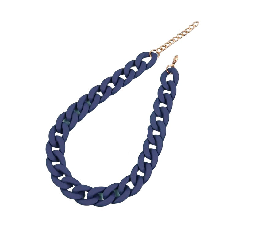 Chunky Matte Beaded Long Necklace | ZENZII Wholesale Jewelry