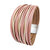 Pinks wide twisted bracelet